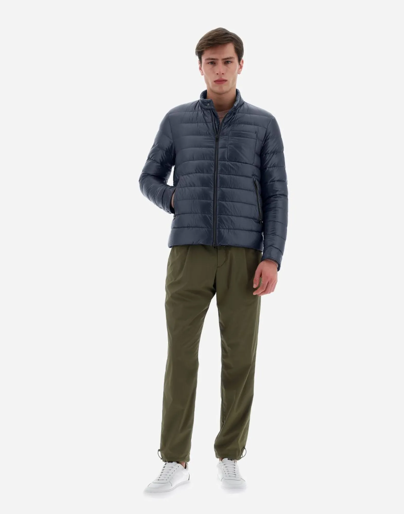Herno Resort Bomber Jacket In Nylon Ultralight