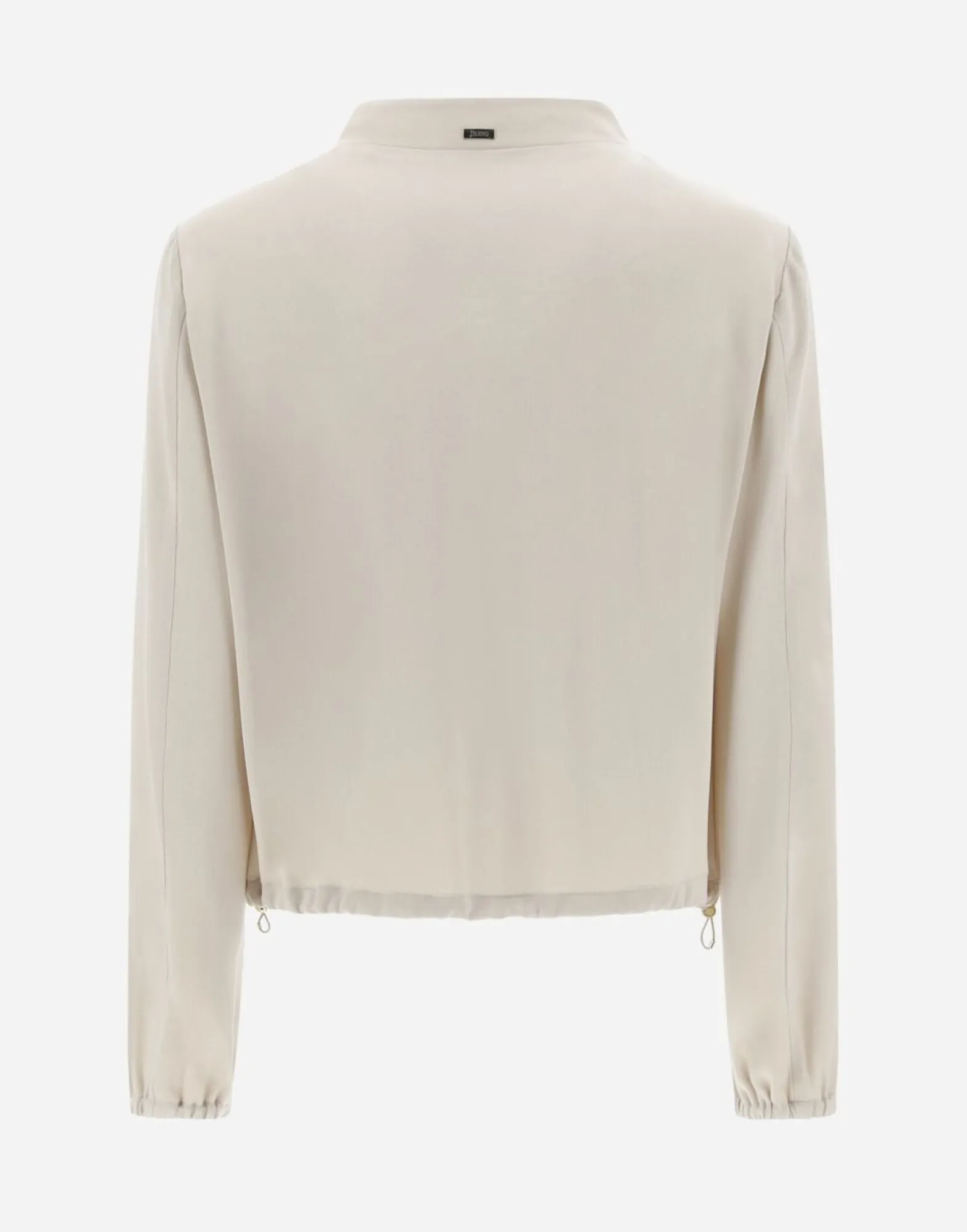 Herno Resort Bomber Jacket In Satin Effect