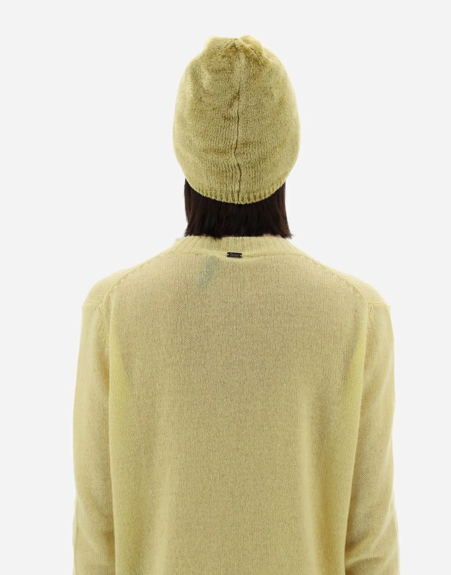 Herno Resort Cap In Chenille Knit