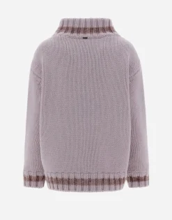 Herno Resort Cardigan In Infinity & Chenille Knit