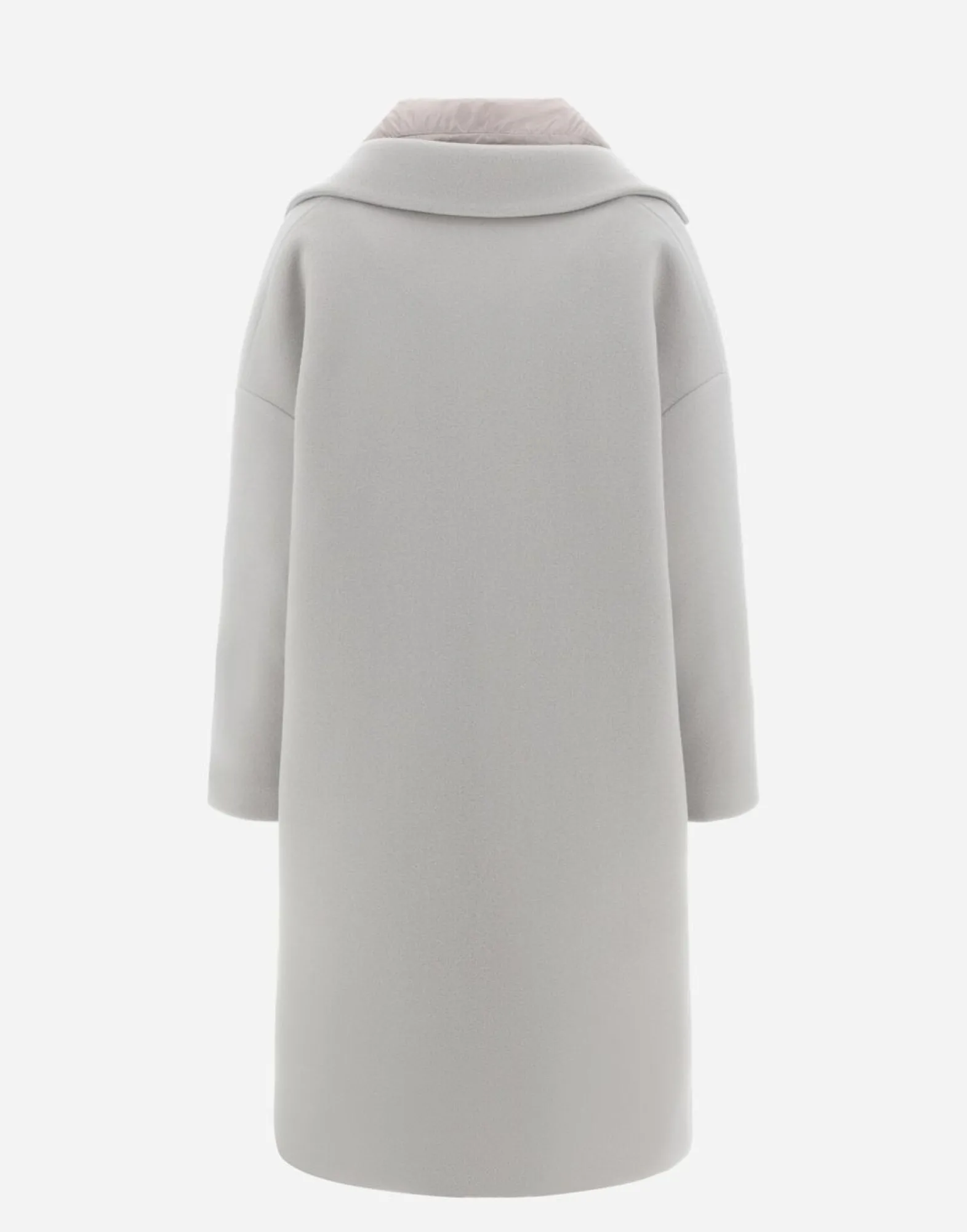 Herno Resort Coat In Modern Double & Nylon Ultralight