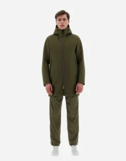Herno Resort Parka In Mesh Wool