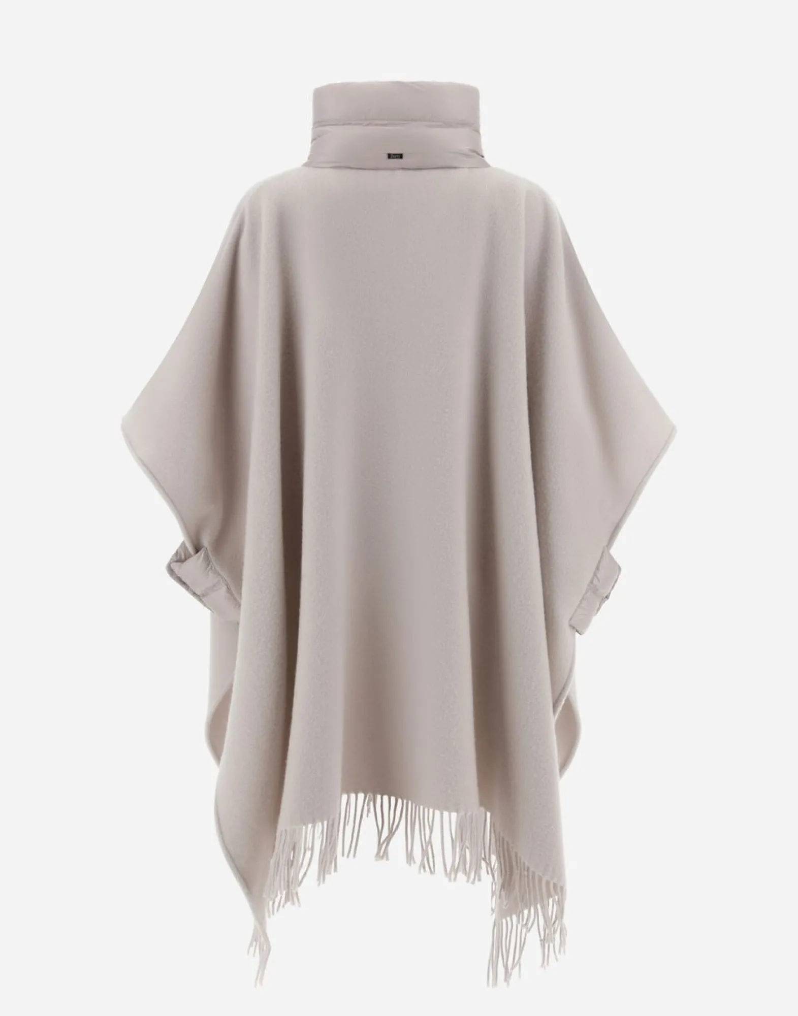 Herno Resort Poncho In Warmy & Nylon Ultralight