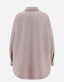 Herno Resort Shirt In Light Boiled Wool