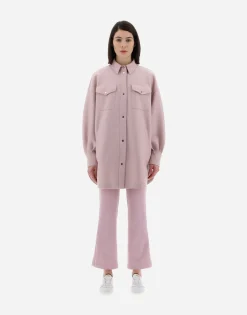 Herno Resort Shirt In Light Boiled Wool