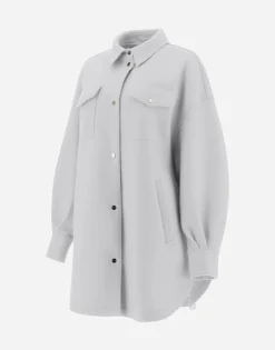 Herno Resort Shirt In Light Boiled Wool