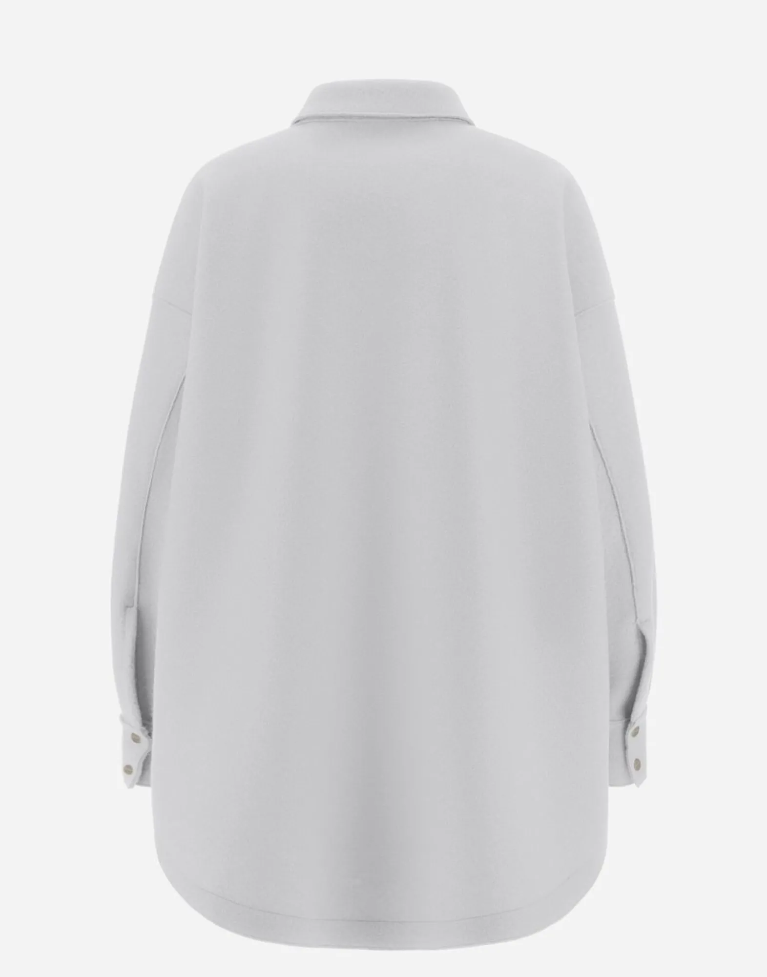 Herno Resort Shirt In Light Boiled Wool