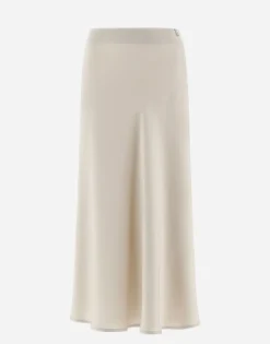 Herno Resort Skirt In Satin Effect