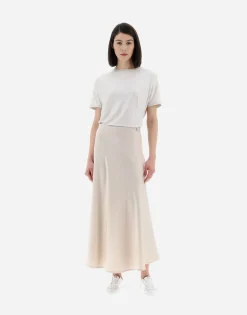 Herno Resort Skirt In Satin Effect
