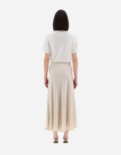 Herno Resort Skirt In Satin Effect