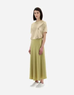 Herno Resort Skirt In Satin Effect