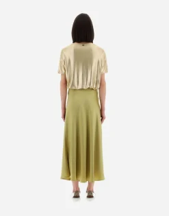 Herno Resort Skirt In Satin Effect