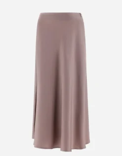 Herno Resort Skirt In Satin Effect