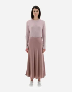 Herno Resort Skirt In Satin Effect