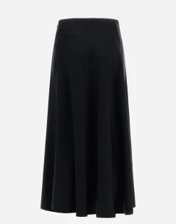 Herno Resort Skirt In Satin Effect