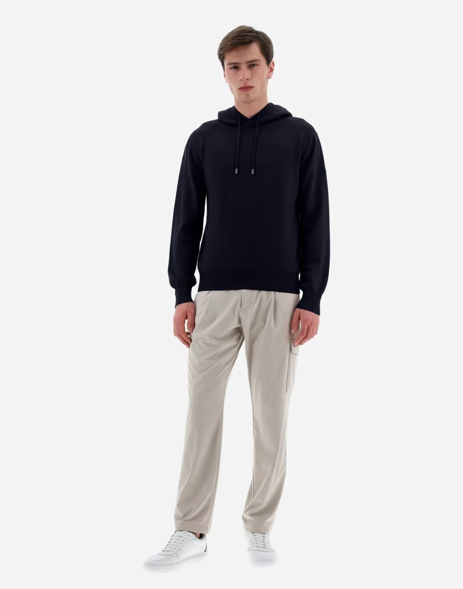Herno Resort Sweater In Absolute Wool