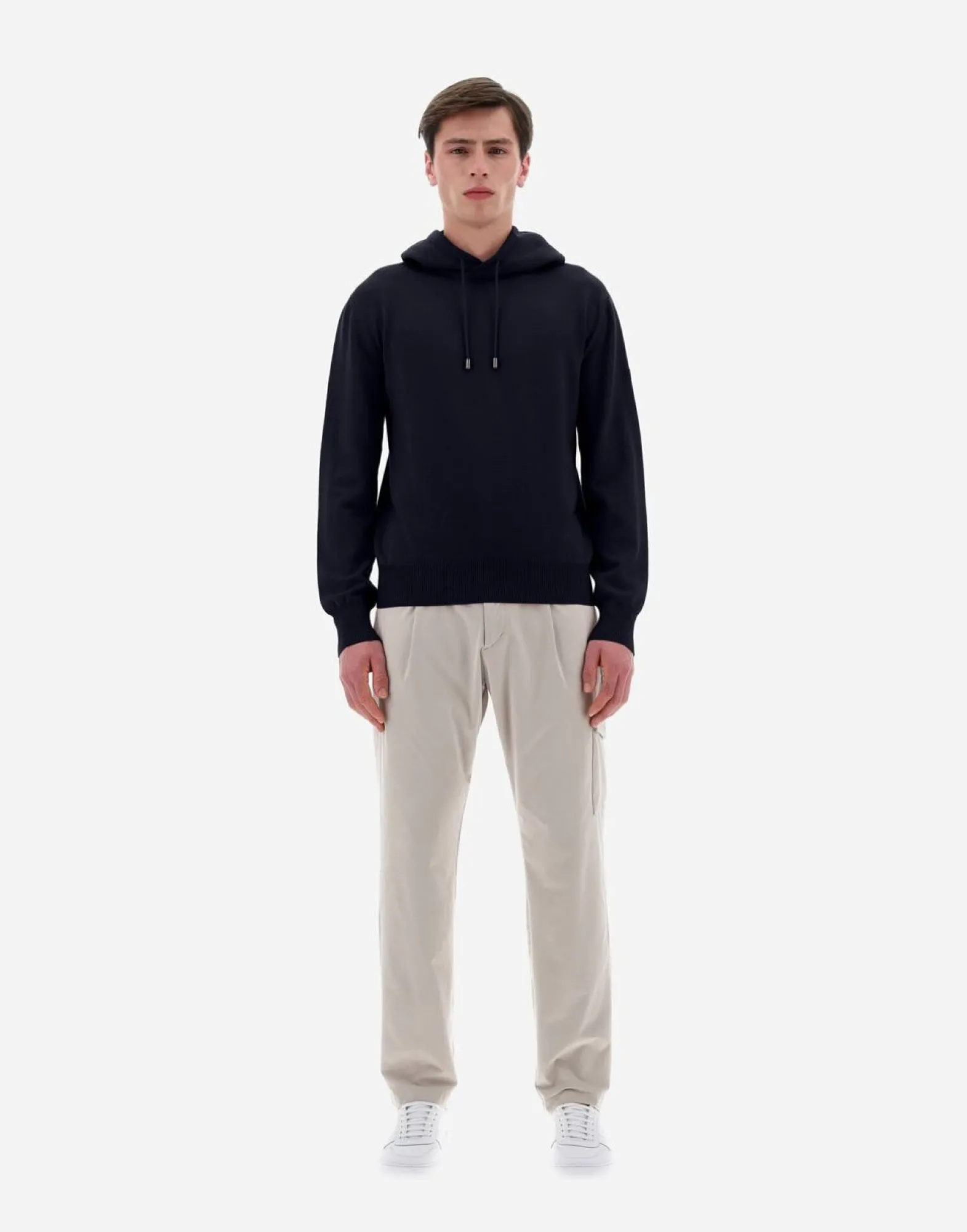 Herno Resort Sweater In Absolute Wool