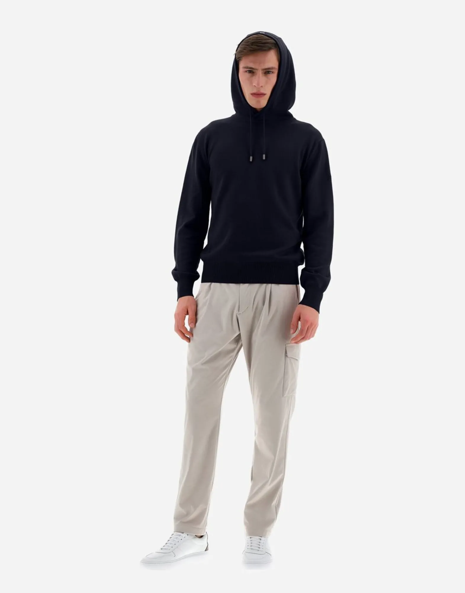 Herno Resort Sweater In Absolute Wool