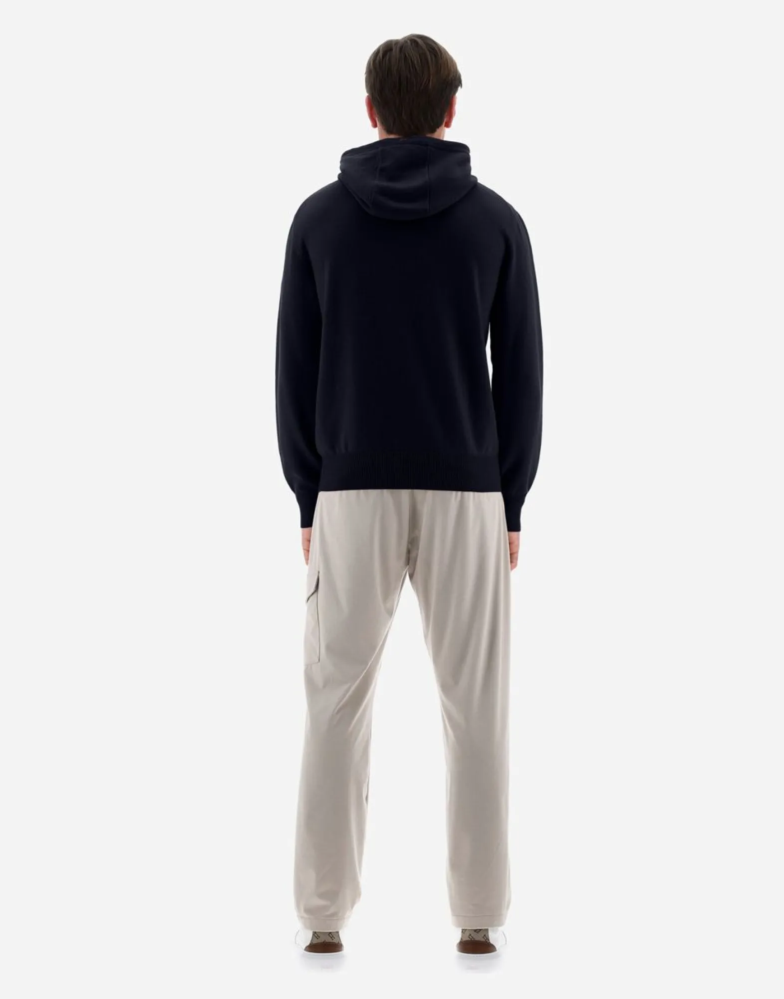 Herno Resort Sweater In Absolute Wool