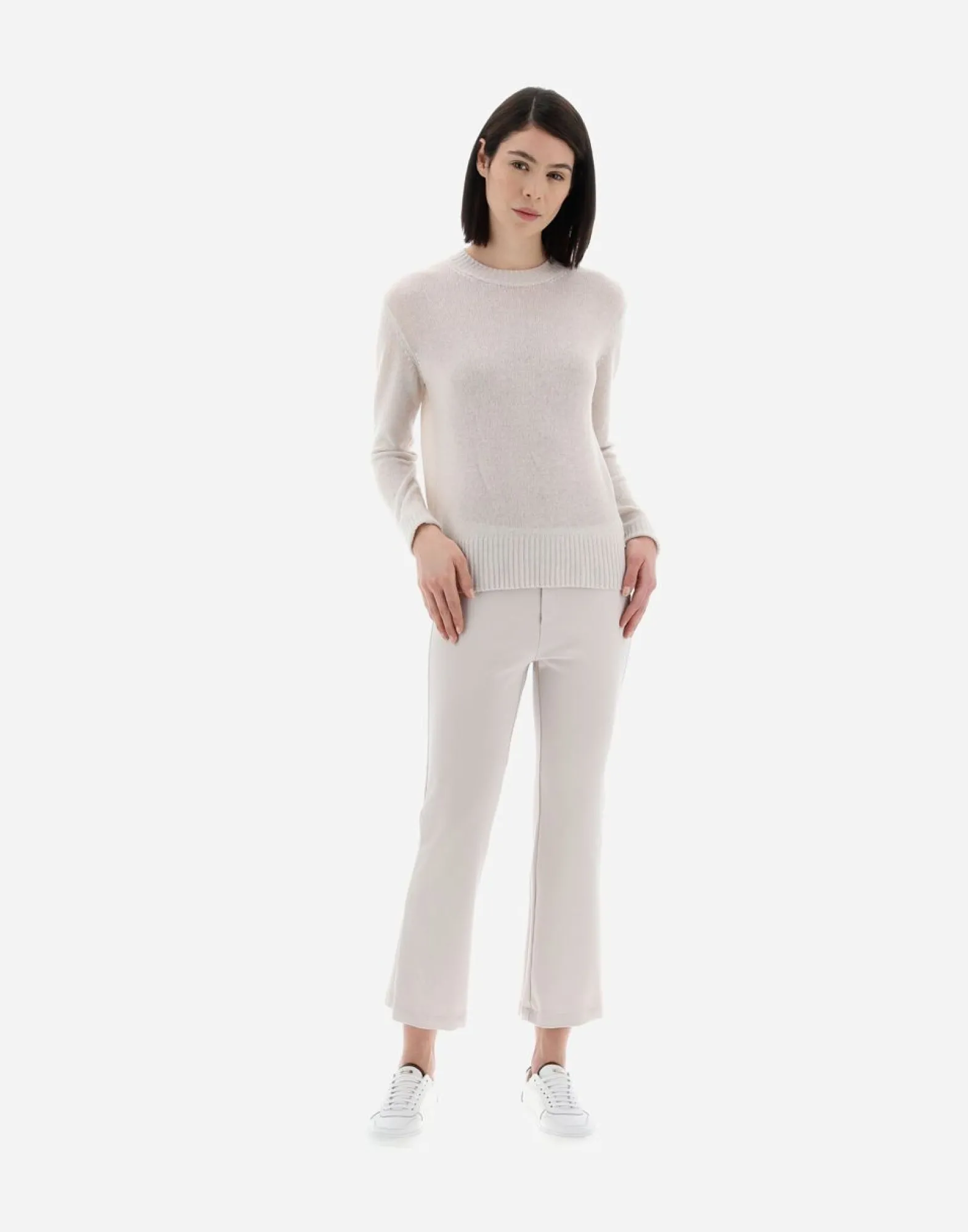 Herno Resort Sweater In Cloud Cashmere