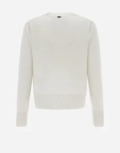 Herno Resort Sweater In Cloud Cashmere