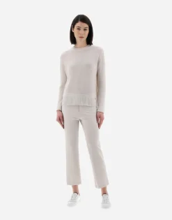 Herno Resort Sweater In Cloud Cashmere