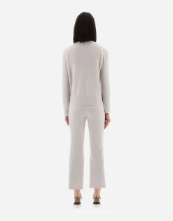 Herno Resort Sweater In Cloud Cashmere