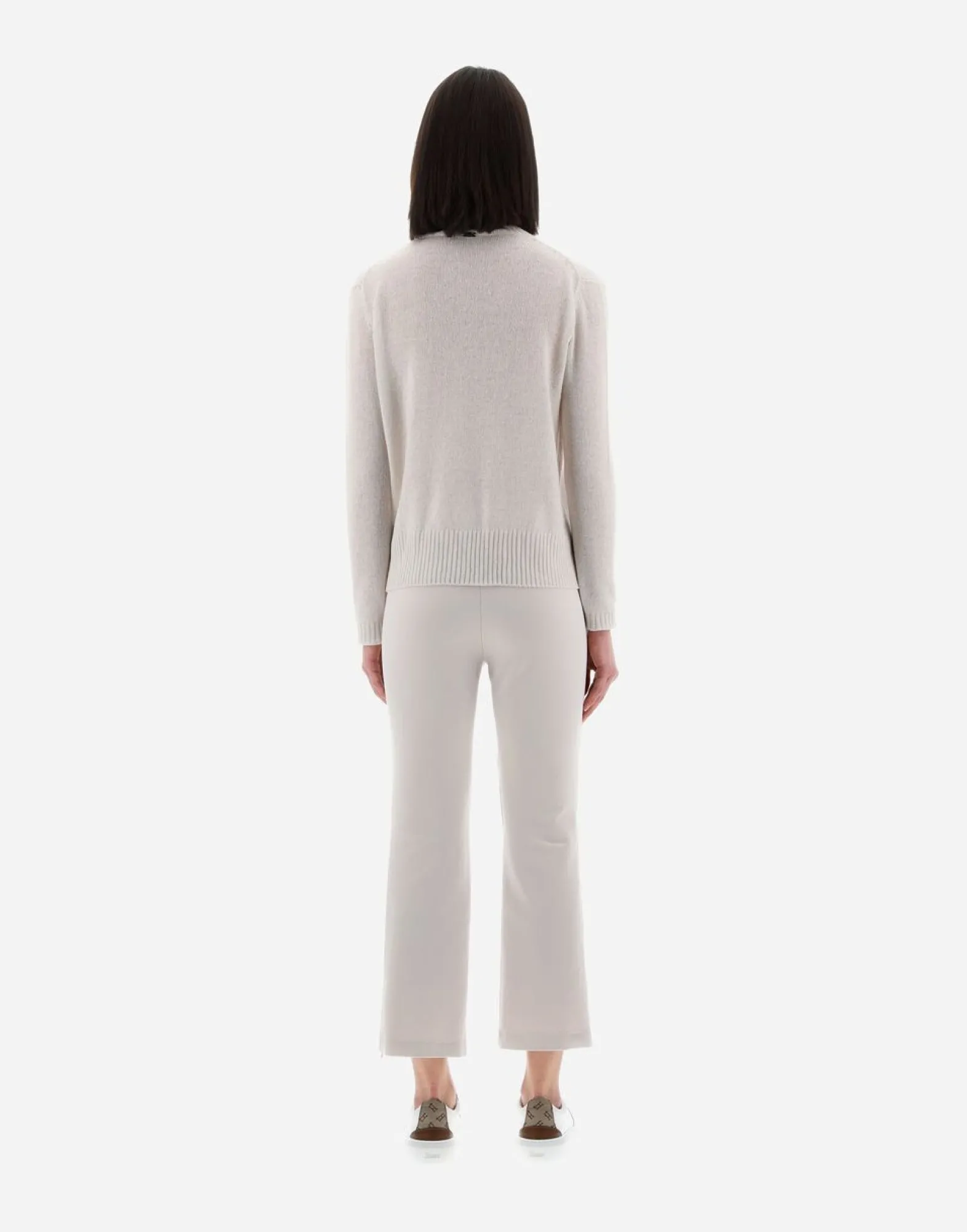 Herno Resort Sweater In Cloud Cashmere