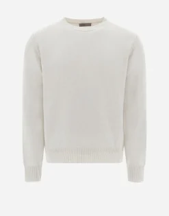 Herno Resort Sweater In Cloud Cashmere