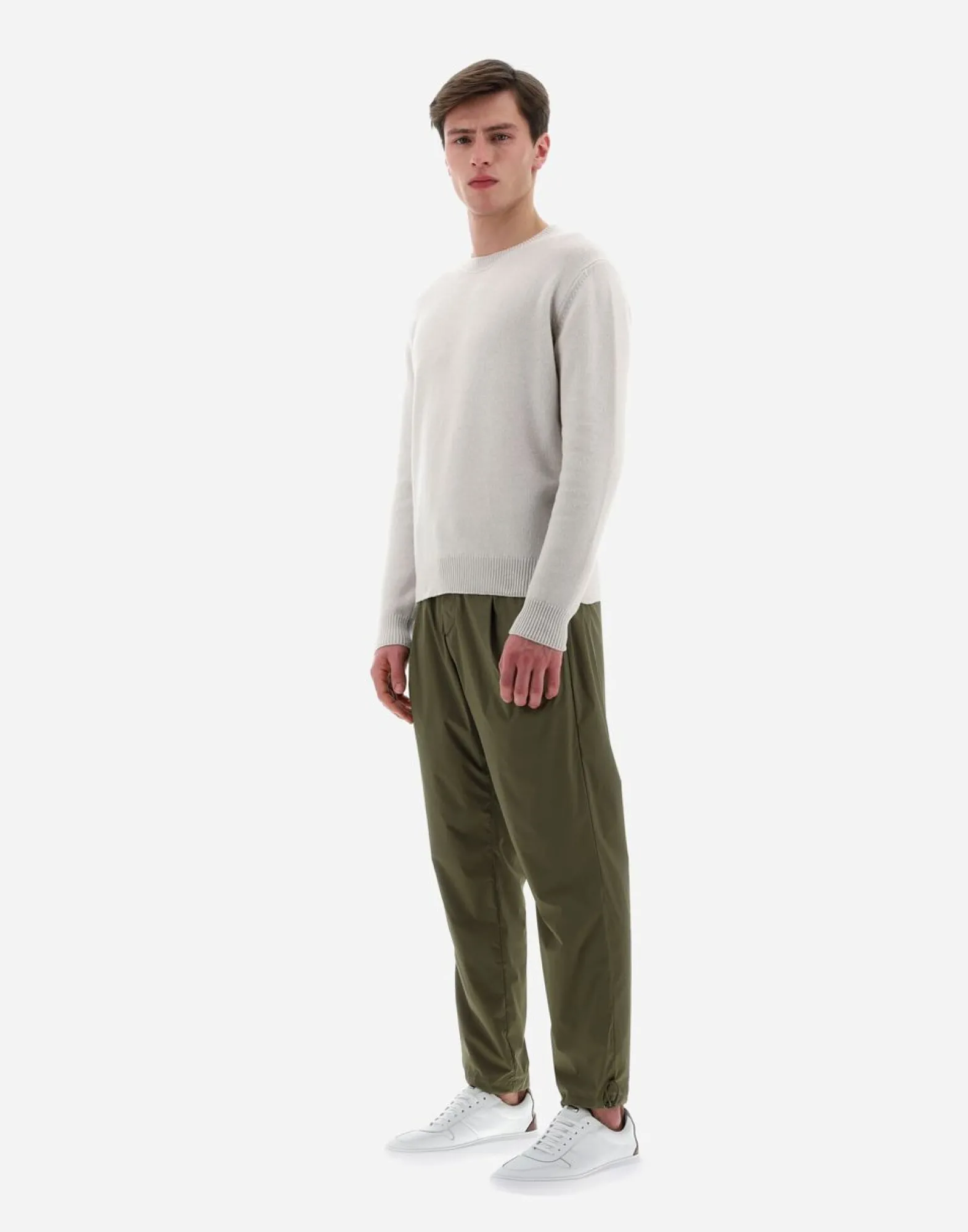 Herno Resort Sweater In Cloud Cashmere