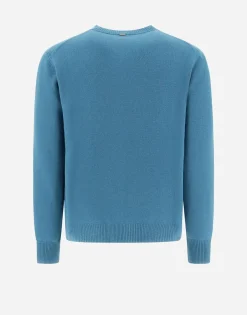 Herno Resort Sweater In Cloud Cashmere