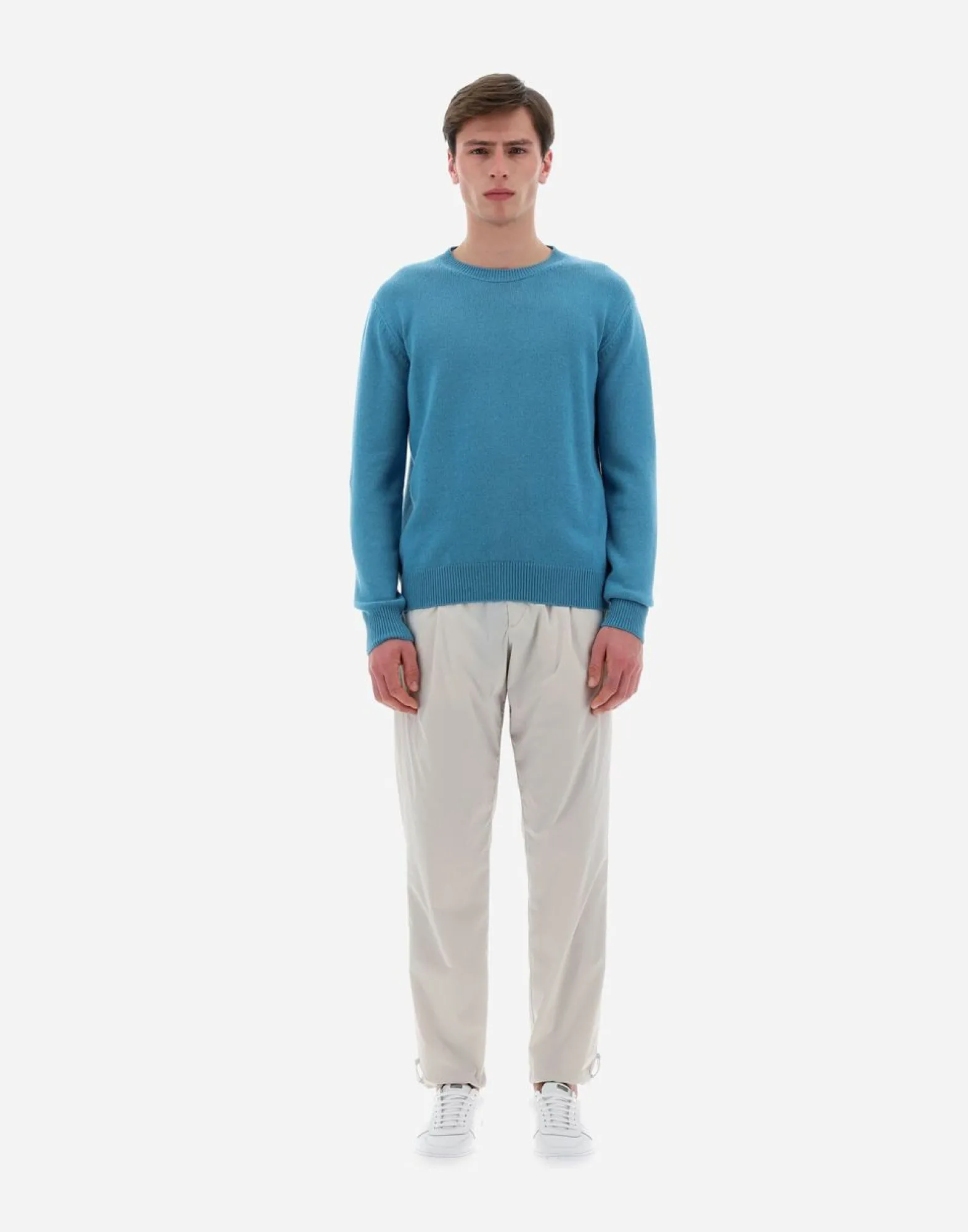 Herno Resort Sweater In Cloud Cashmere