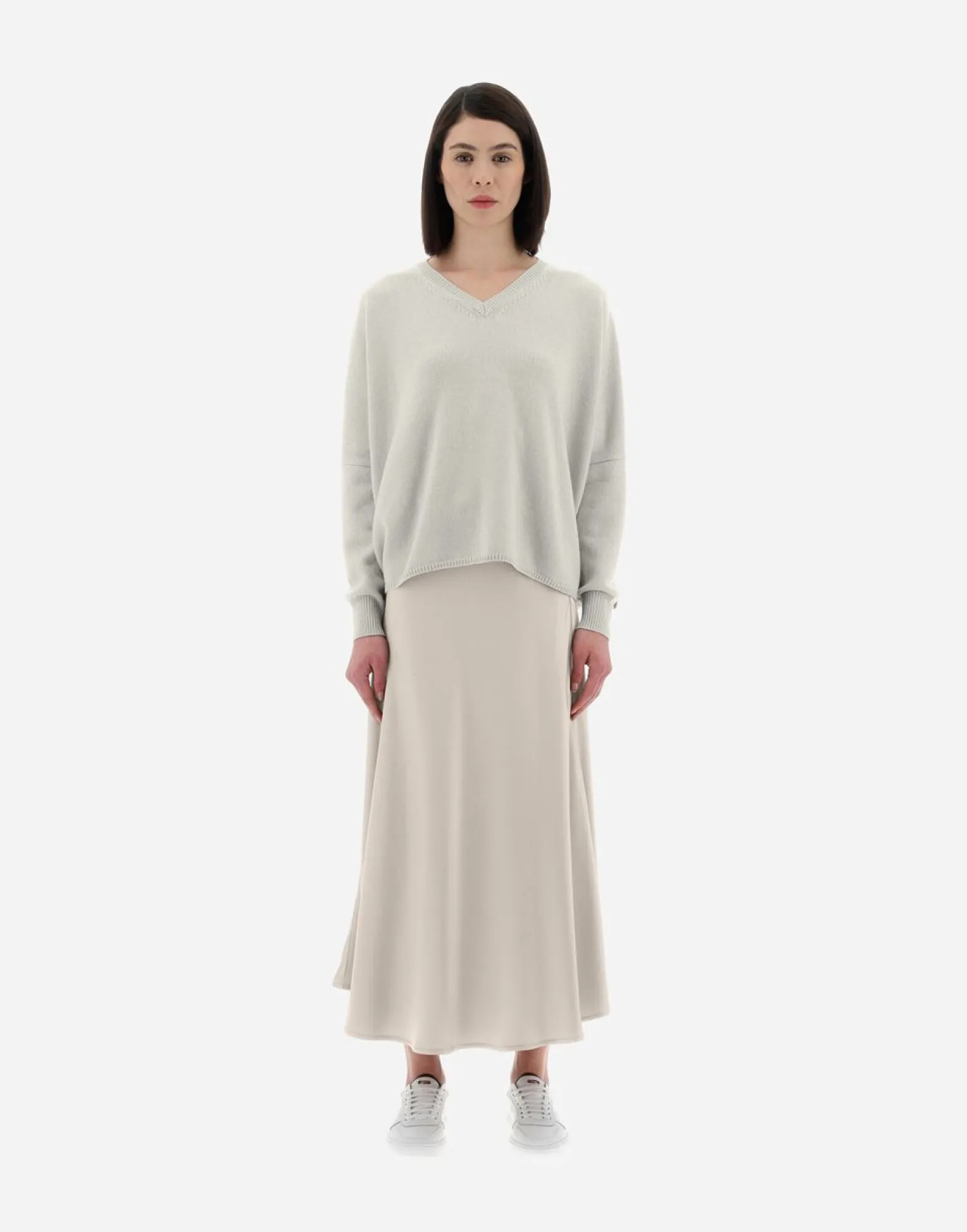 Herno Resort Sweater In Eternity Cashmere