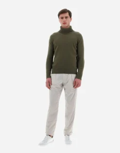 Herno Resort Sweater In Light Infinity Wool