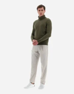Herno Resort Sweater In Light Infinity Wool