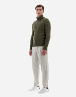 Herno Resort Sweater In Light Infinity Wool