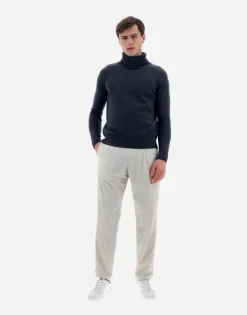 Herno Resort Sweater In Light Infinity Wool