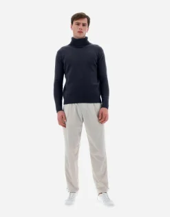 Herno Resort Sweater In Light Infinity Wool