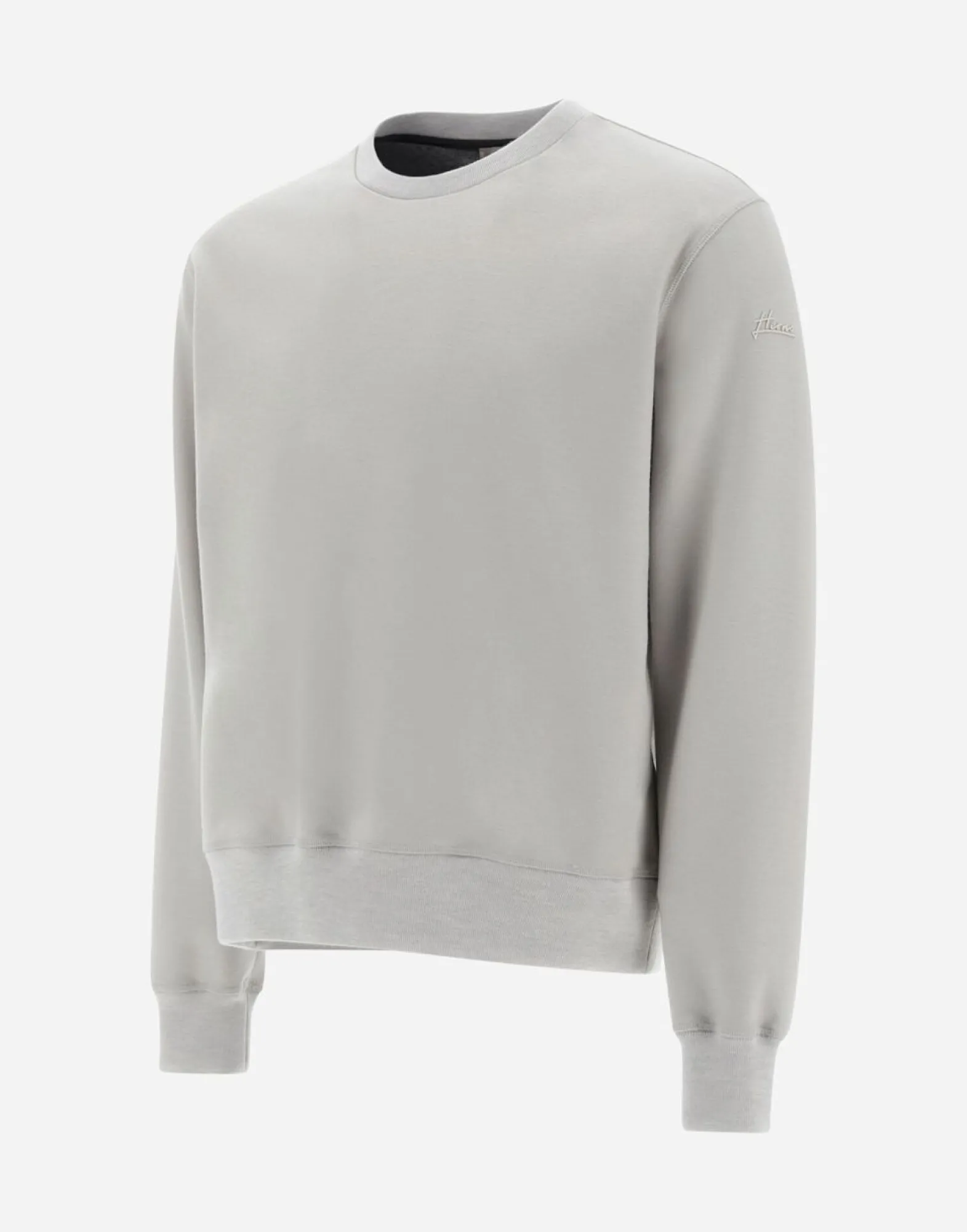 Herno Resort Sweatshirt In Boiled Wool Jersey
