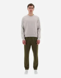 Herno Resort Sweatshirt In Boiled Wool Jersey