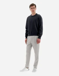 Herno Resort Sweatshirt In Boiled Wool Jersey