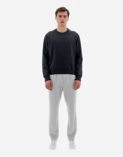 Herno Resort Sweatshirt In Boiled Wool Jersey