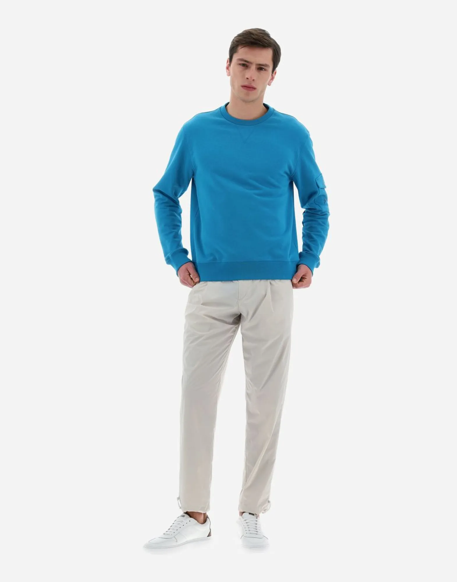 Herno Resort Sweatshirt In Cotton Sweater
