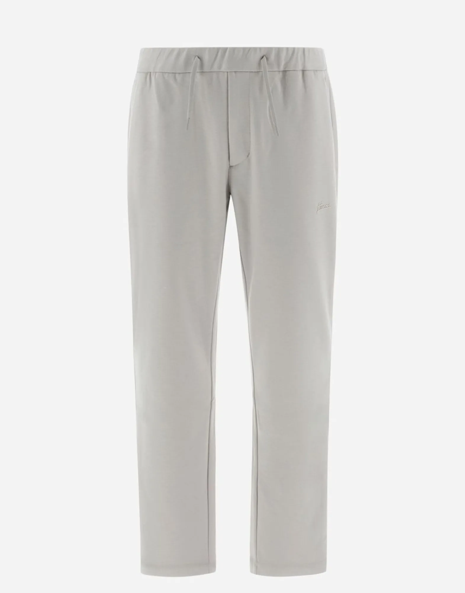 Herno Resort Trousers In Boiled Wool Jersey