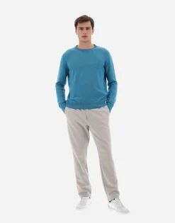 Herno Resort Trousers In Boiled Wool Jersey