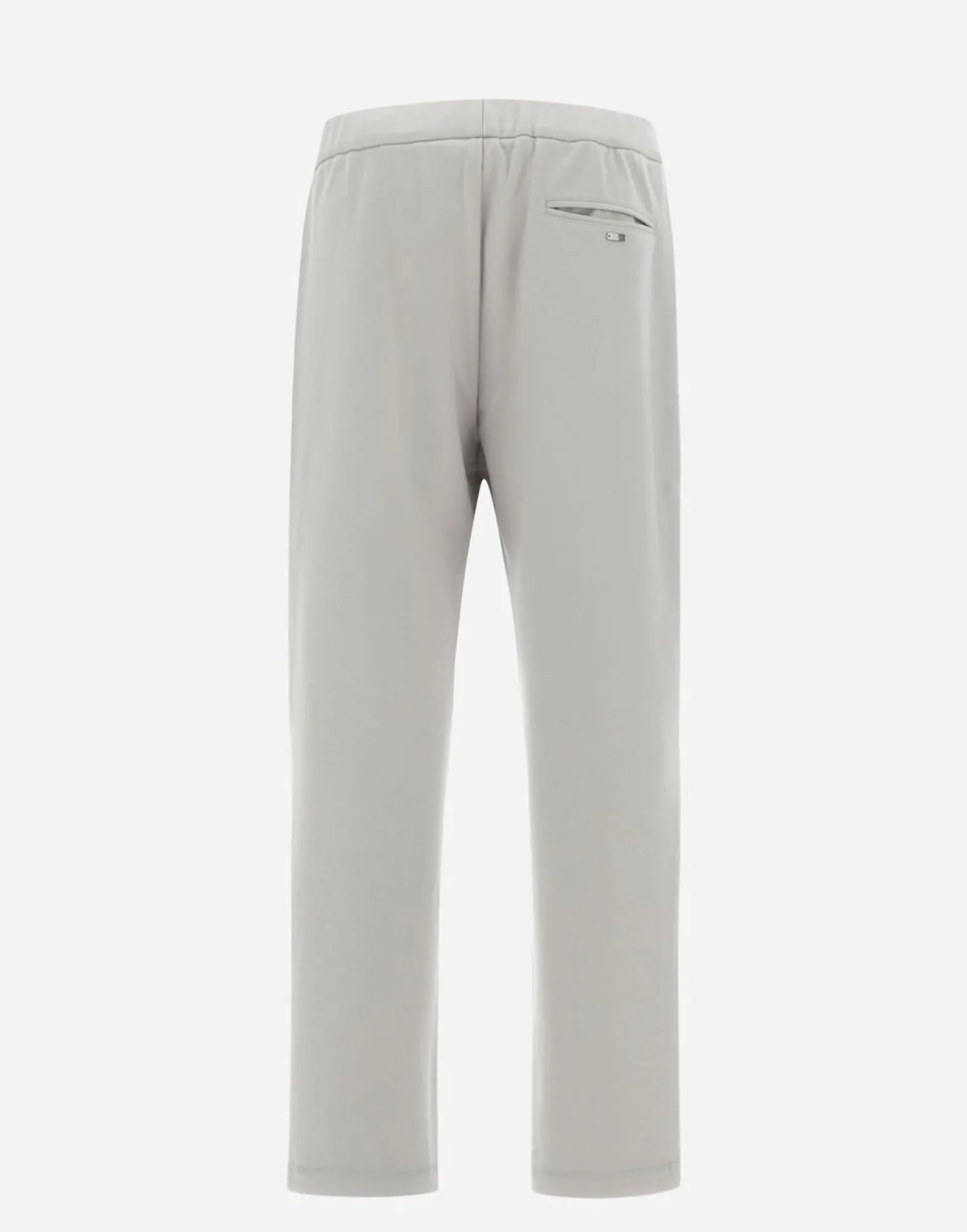 Herno Resort Trousers In Boiled Wool Jersey