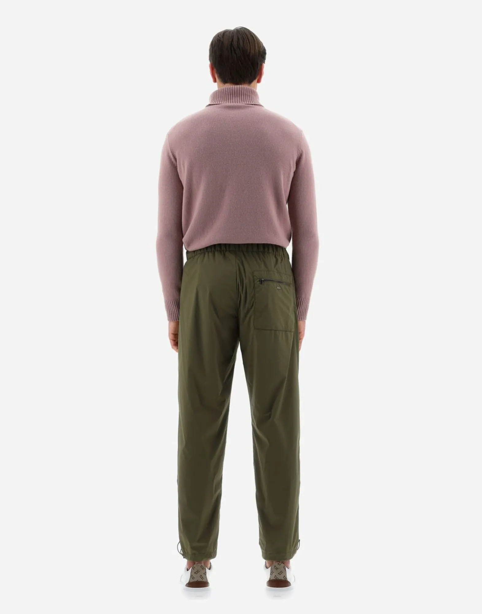 Herno Resort Trousers In Light Nylon Stretch