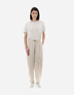 Herno Resort Trousers In Satin Effect