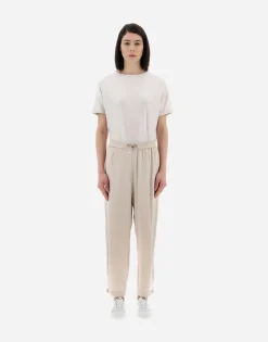 Herno Resort Trousers In Satin Effect