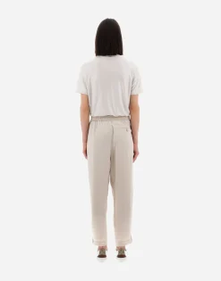 Herno Resort Trousers In Satin Effect